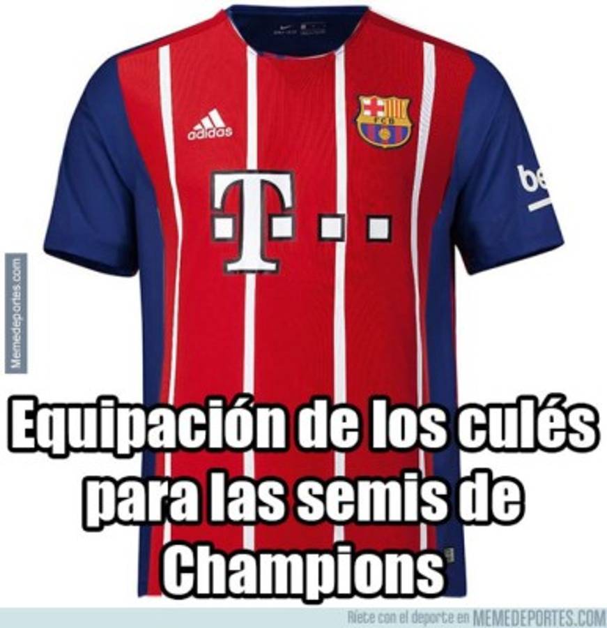 ¡Sufren los culé! Madrid derrota al Bayern y los barcelonistas son burlados con los memes