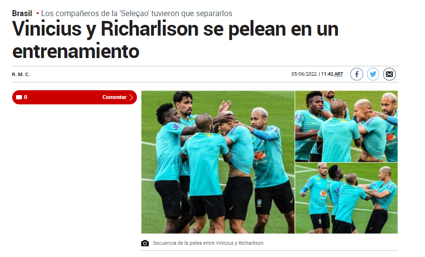 ¡Polémica en Brasil! Futbolistas casi se van a los golpes y revelan la provocación: ‘‘Ahí fue cuando lo perdí’’