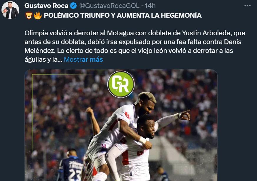 “Troglio, el padre de Motagua”, “Olimpia sigue mandando”: La reacción de la prensa tras el séptimo triunfo consecutivo del león