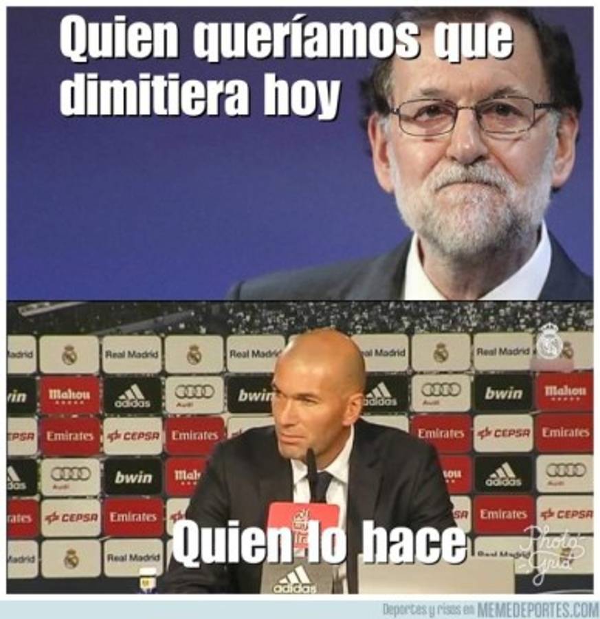 ¡Para morir de risa! Los mejores memes de la salida de Zidane del Real Madrid