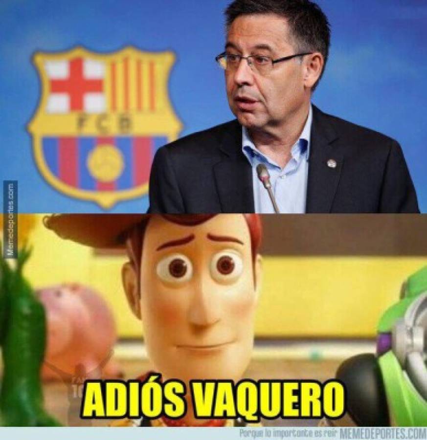 Messi y el Barcelona celebran: Los crueles memes de la renuncia de Bartomeu como presidente