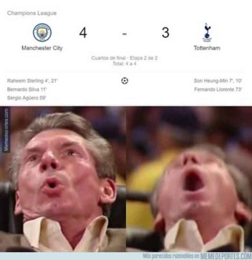 Memes: Hacen pedazos a Pep y al Manchester City por la eliminación en Champions