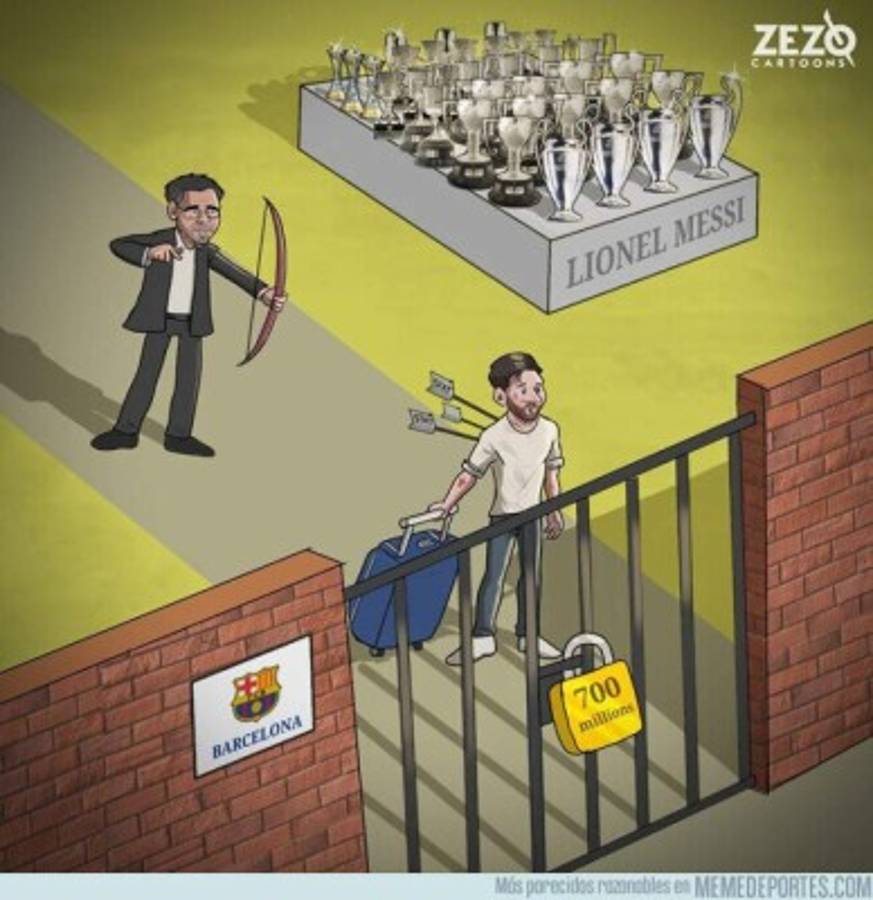 Messi se va del Barcelona y los memes provocan un caos en las redes sociales