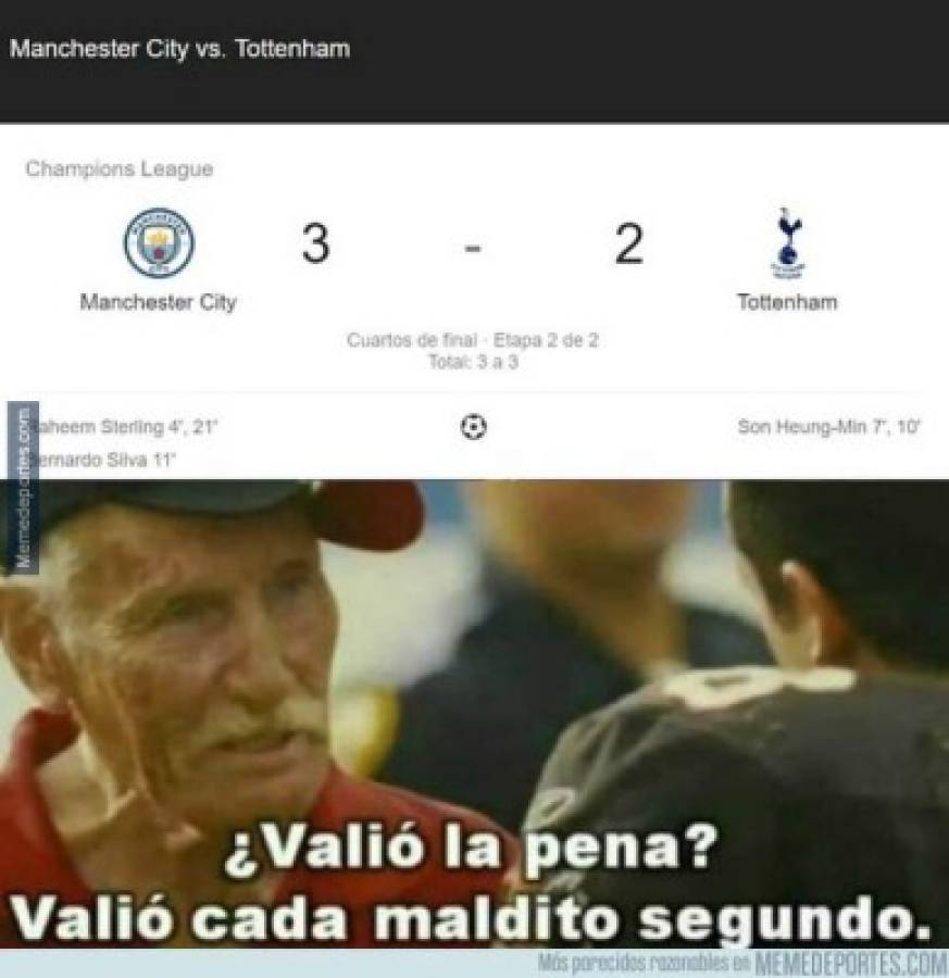 Memes: Hacen pedazos a Pep y al Manchester City por la eliminación en Champions