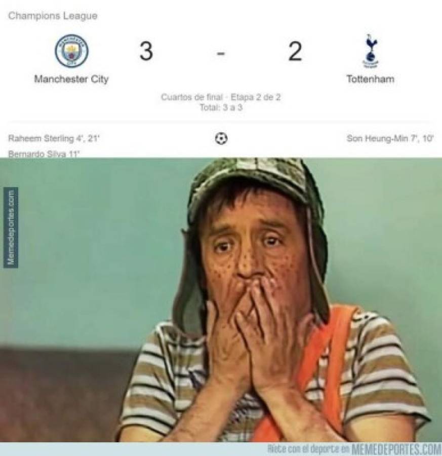 Memes: Hacen pedazos a Pep y al Manchester City por la eliminación en Champions