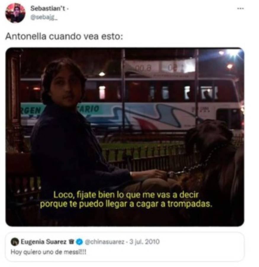 Messi y Antonella, protagonistas: Los nuevos memes que destruyen a China Suárez tras la separación de Wanda e Icardi