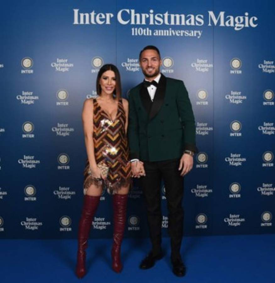 ¡De lujo! David Suazo junto a Icardi en la fiesta de Navidad del Inter de Milán