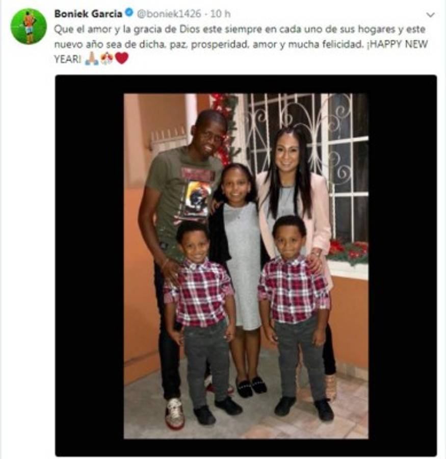 Jugadores hondureños le dieron la bienvenida al 2018