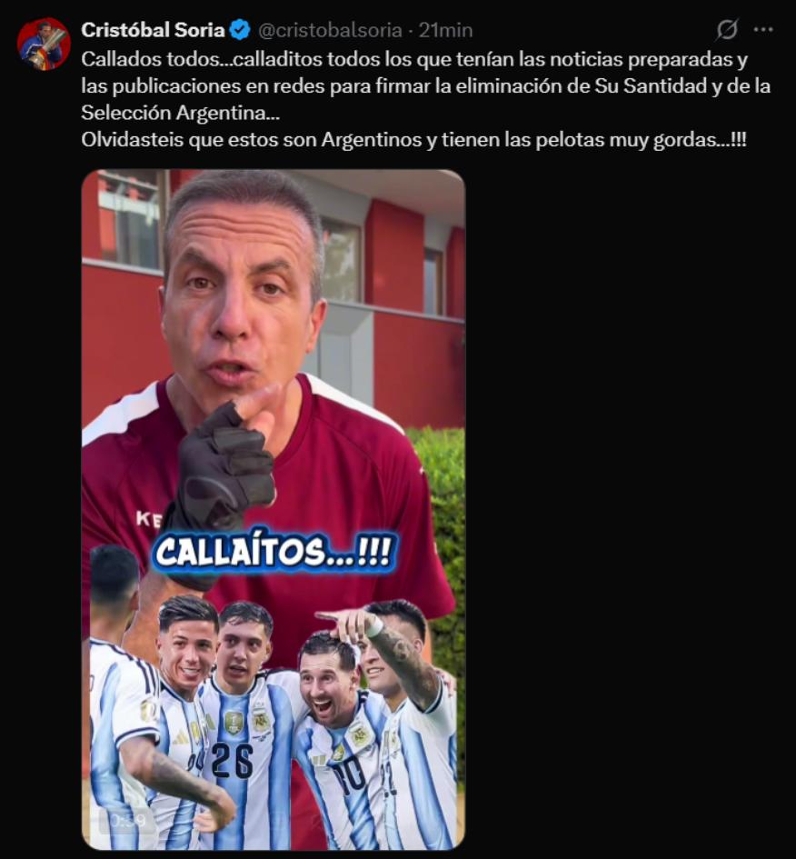 Callados todos, Ayudita: esto dicen de la épica remontada de Messi y Argentina