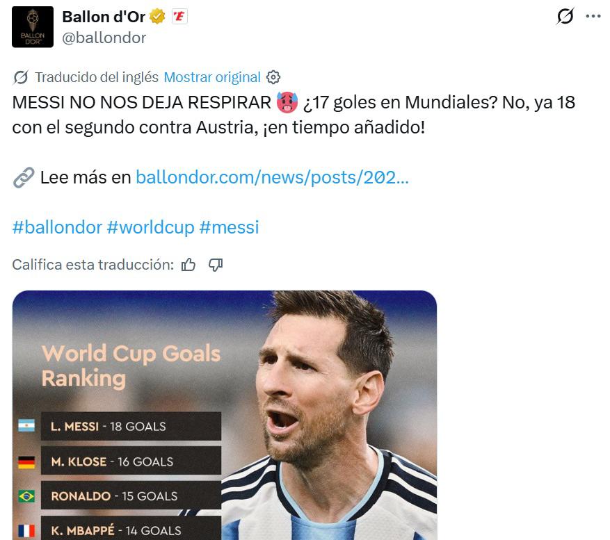 Habló dios, 5 récords y Liberman se desahoga: Prensa se rinde por Messi