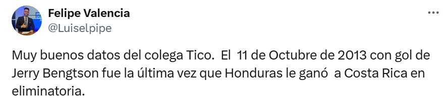 Ticos tienen el cierre más complicado: prensa de Honduras y Costa Rica imponen estadísticas brutales a favor de los catrachos