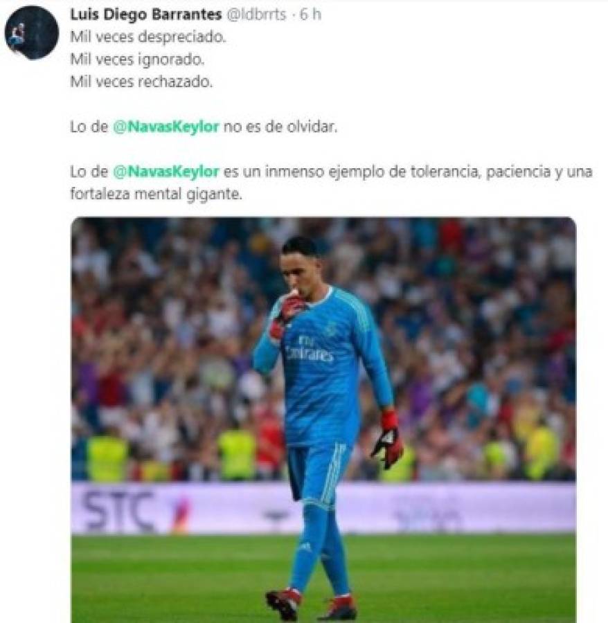 ¡Alabado y exaltado! En las redes sociales se rinden ante Keylor Navas