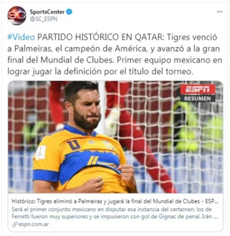 Así reacciona la prensa tras la gesta de Tigres en el Mundial de Clubes y el mensaje del Bayern Múnich