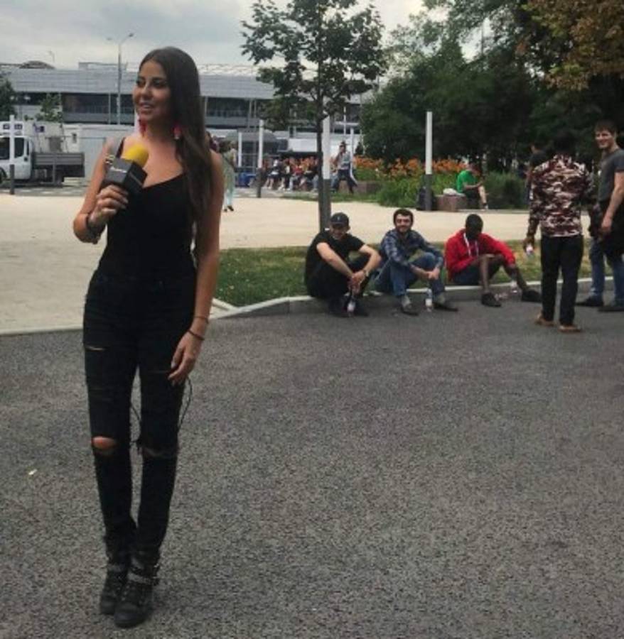 Marianna Zacarías, la periodista mexicana que enamoró a todos en Rusia