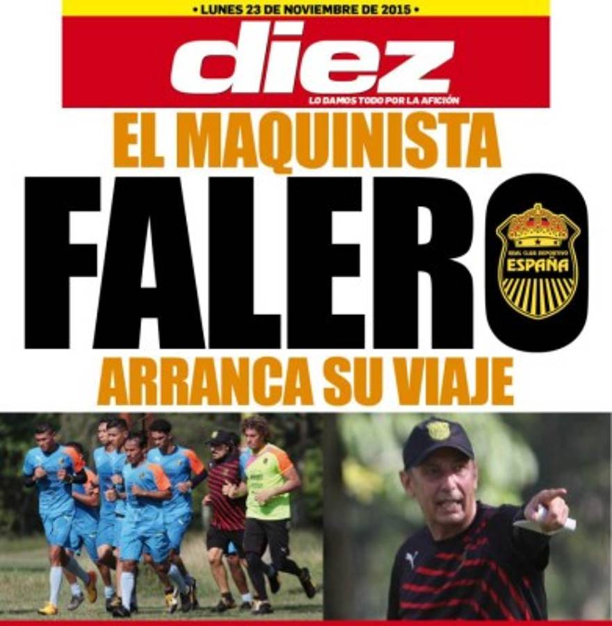 Portaditas digitales de DIEZ para hoy lunes 23 de noviembre