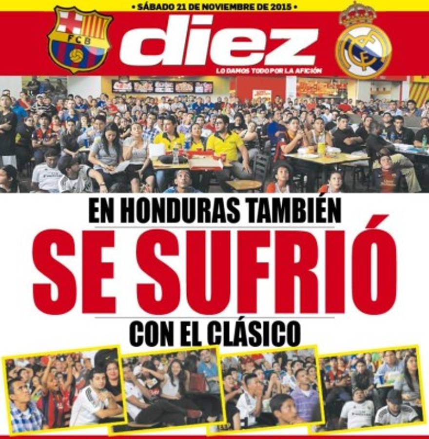 Las portaditas digitales de DIEZ para hoy sábado 21 de noviembre