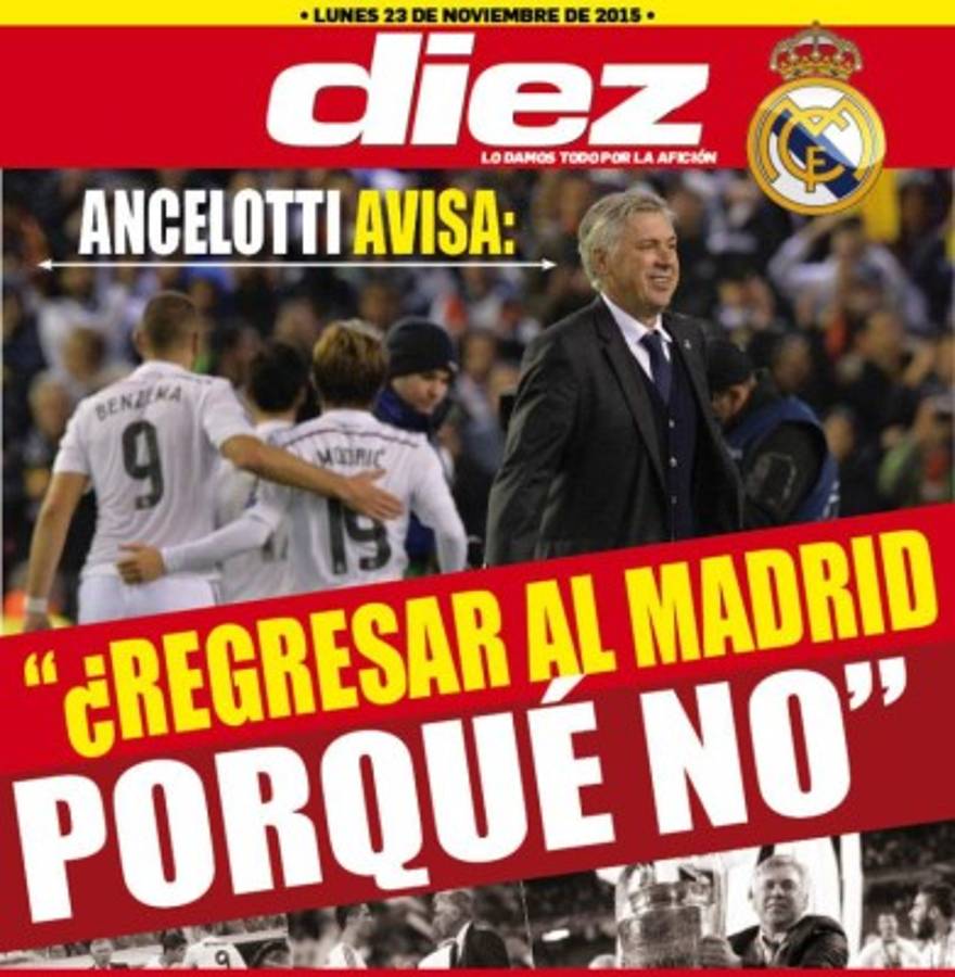 Portaditas digitales de DIEZ para hoy lunes 23 de noviembre