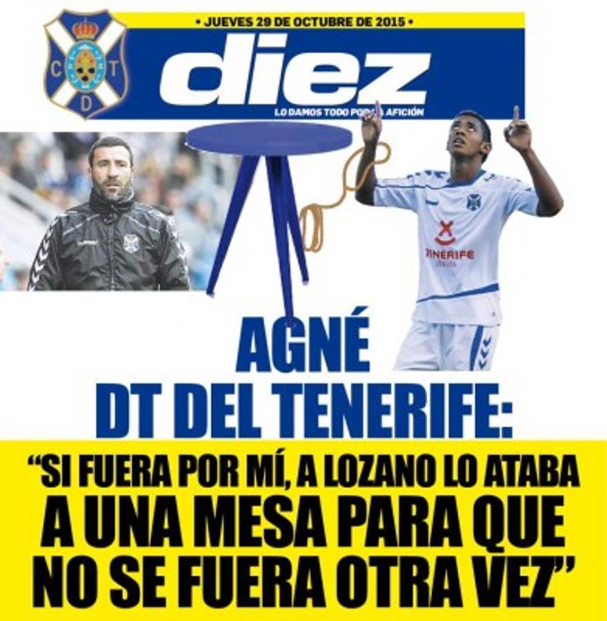 Las portadas digitales de Diez de este jueves 29 de octubre