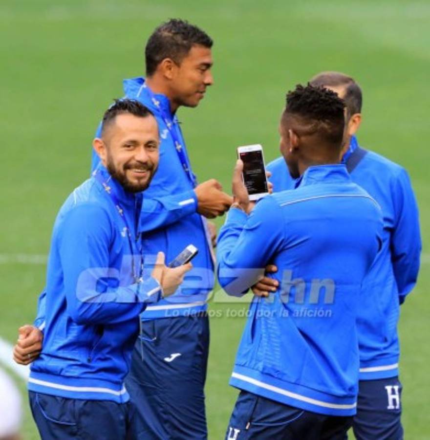 ¿Qué le dijo Pinto a Amado? Las imágenes de la visita de Honduras al Red Bull Arena