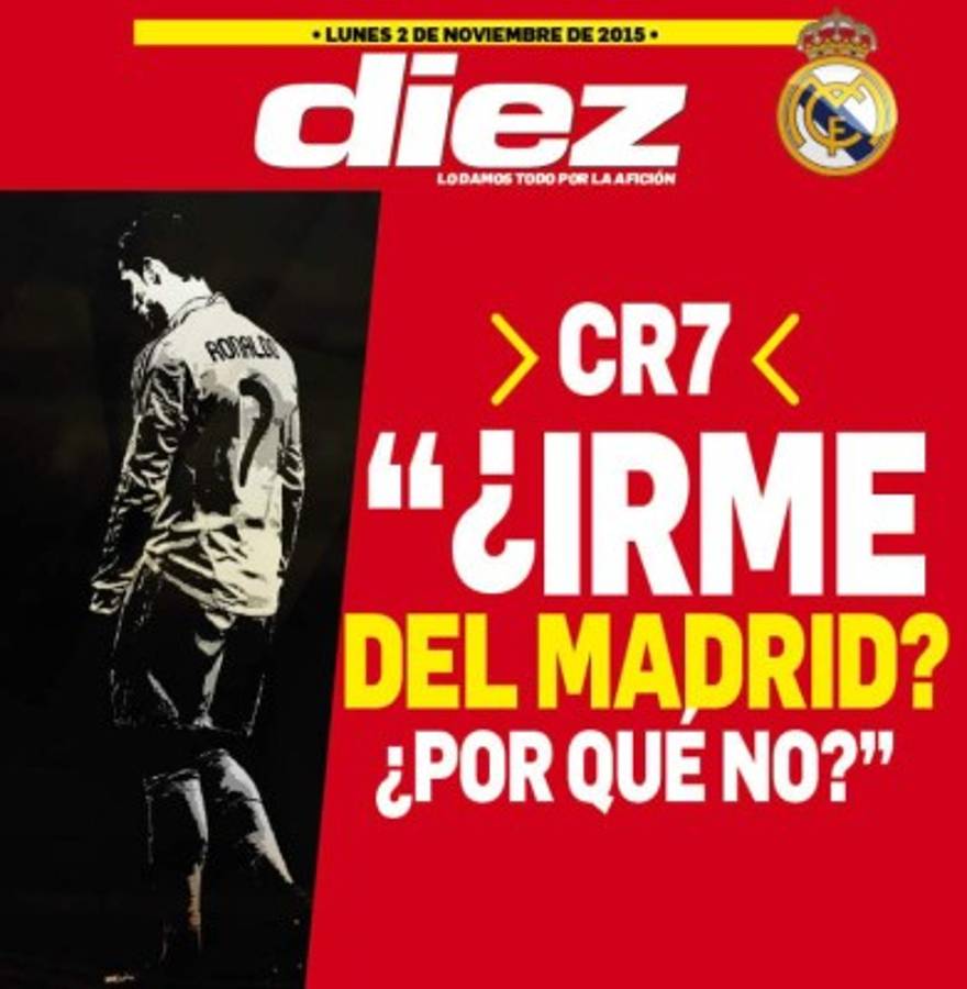 Las portaditas digitales de DIEZ para hoy lunes 2 de noviembre