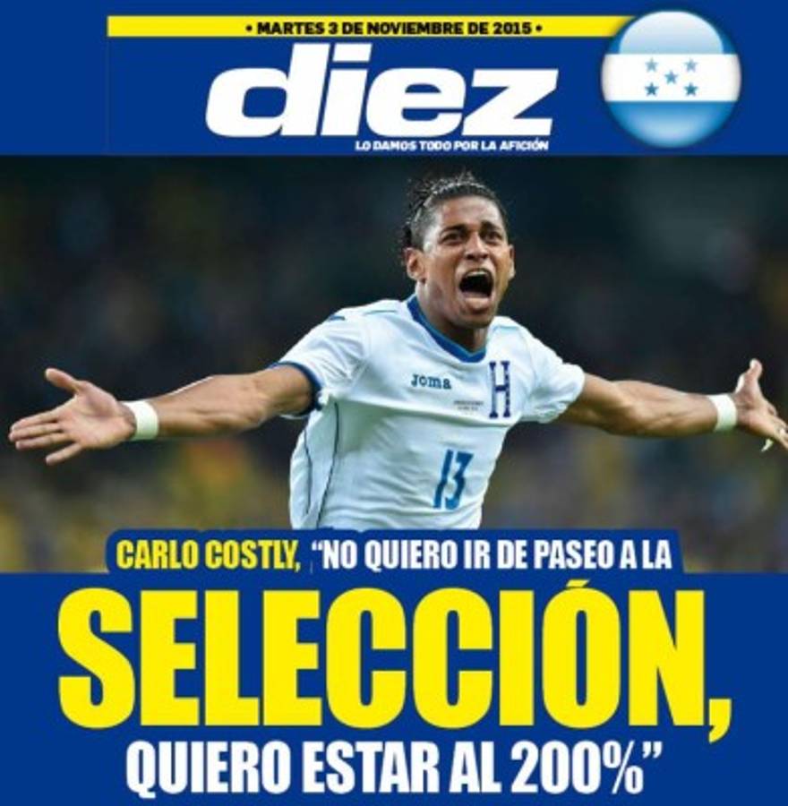 Las portadas digitales de DIEZ de este martes 3 de noviembre