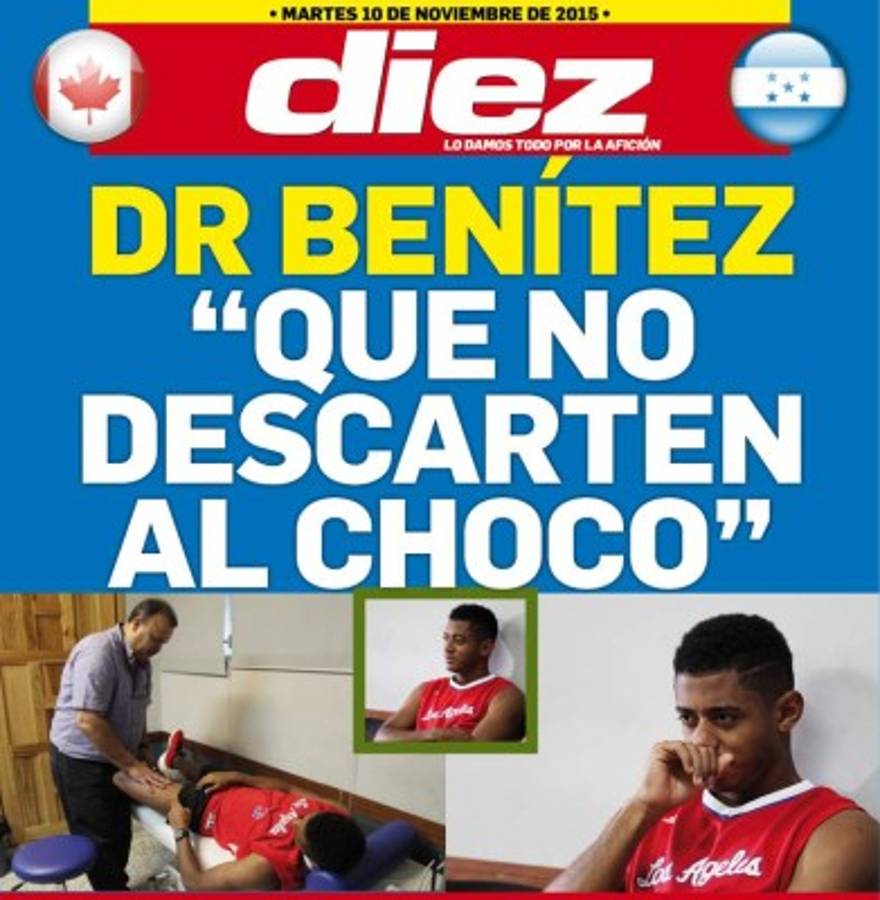 Portadas digitales de DIEZ de este martes 10 de noviembre
