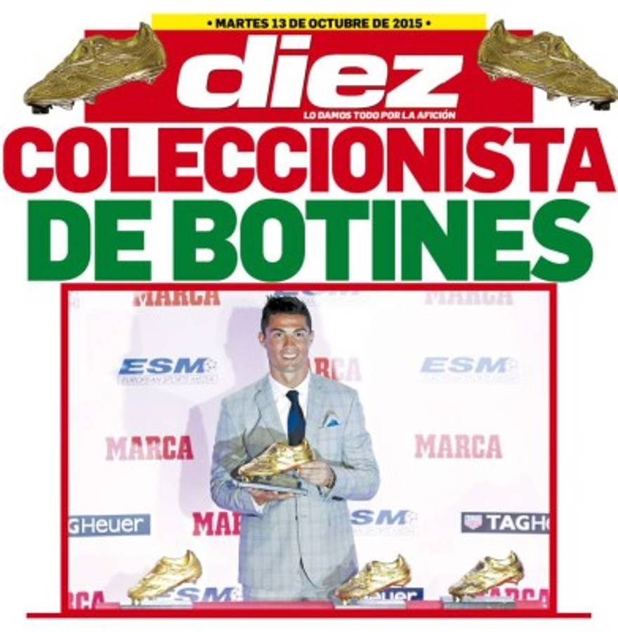 Las portadas digitales de DIEZ del martes 13 de octubre