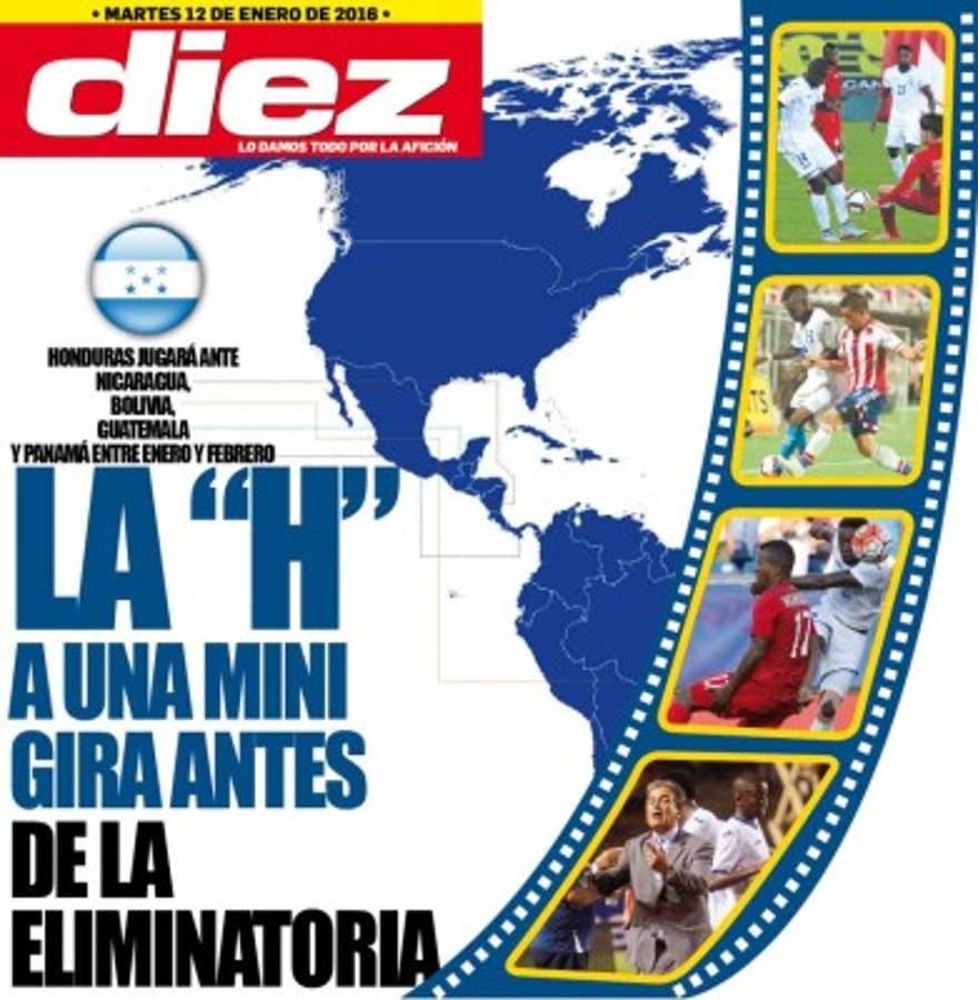 Portadas digitales de DIEZ de este 12 de enero del 2016