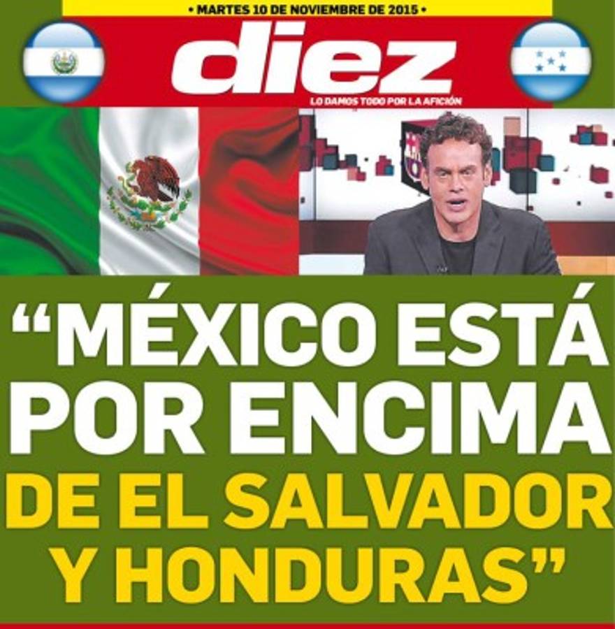 Portadas digitales de DIEZ de este martes 10 de noviembre