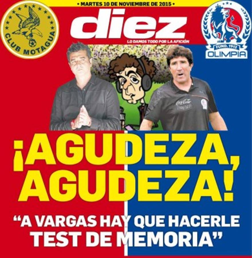 Portadas digitales de DIEZ de este martes 10 de noviembre