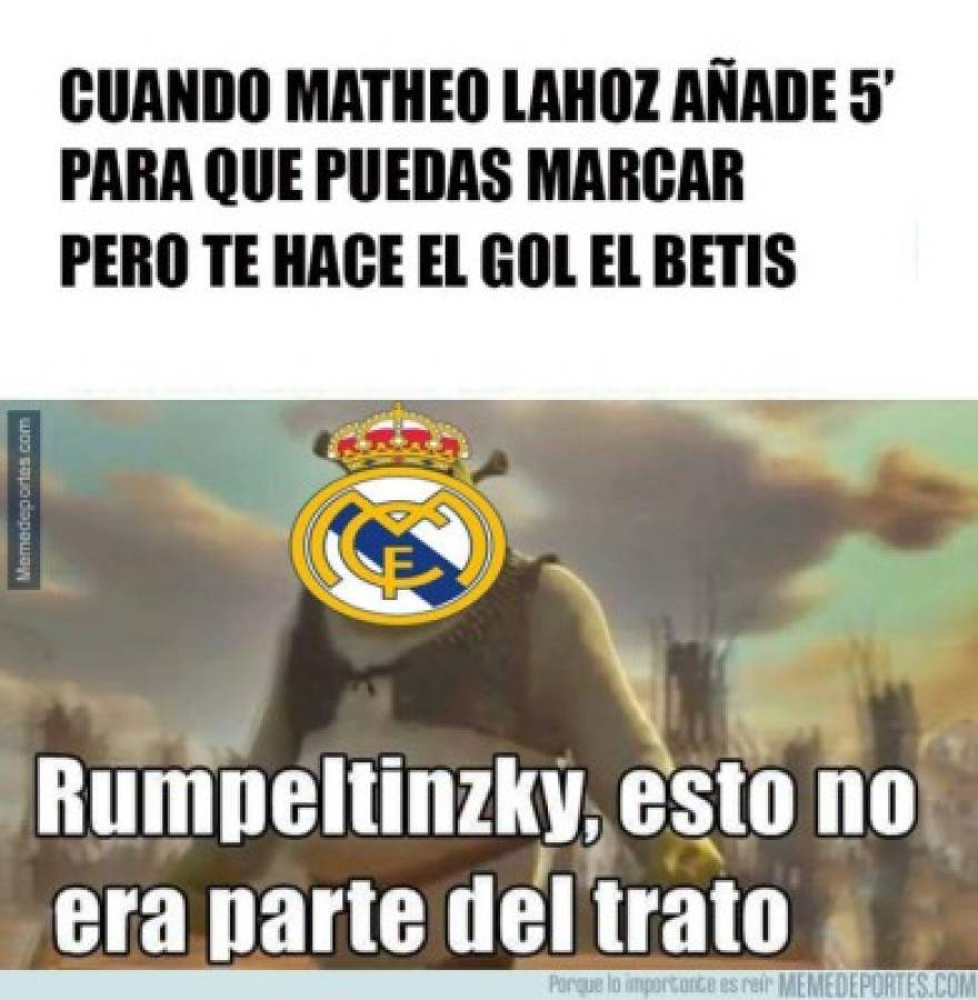 NO PARAN: Los nuevos memes que siguen celebrando la derrota del Real Madrid ante el Betis