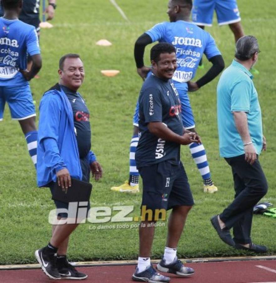 Bromas y alegría: Así fue el entreno de la Selección de Honduras antes de viajar a Barcelona