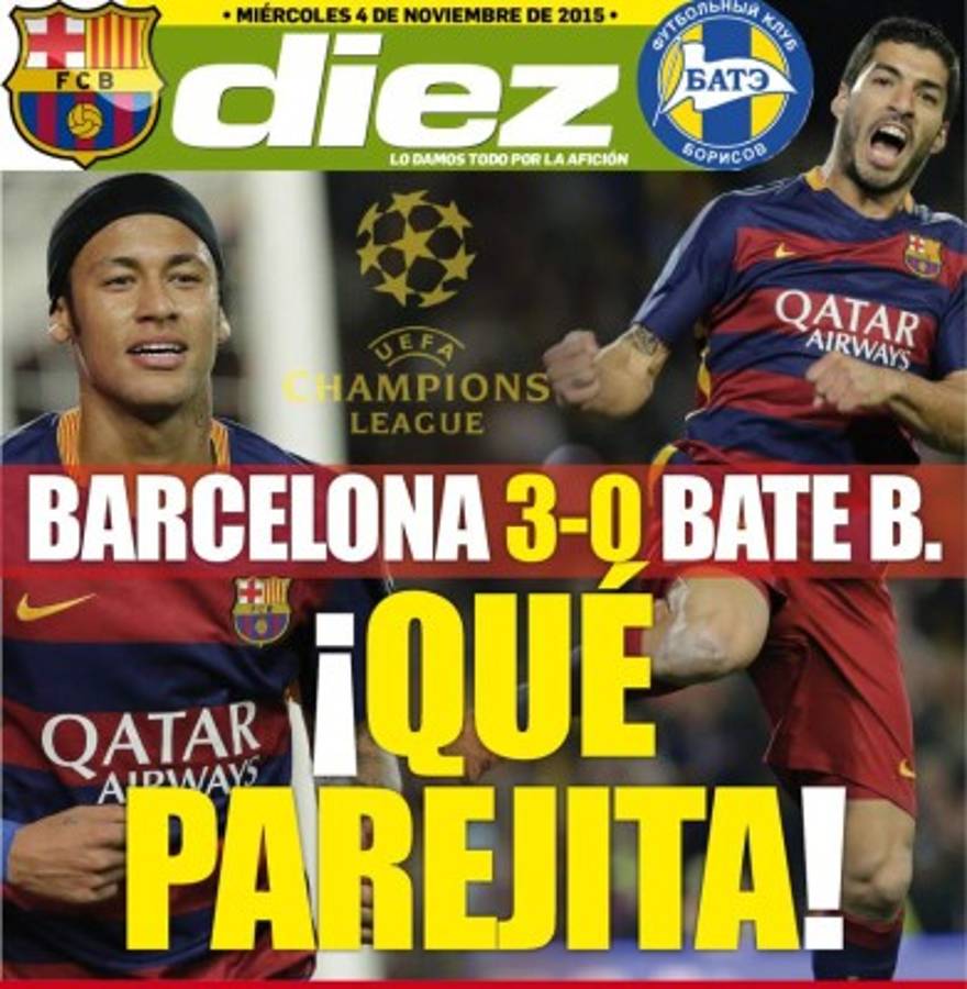 Las portaditas digitales de DIEZ para hoy miércoles 4 de noviembre