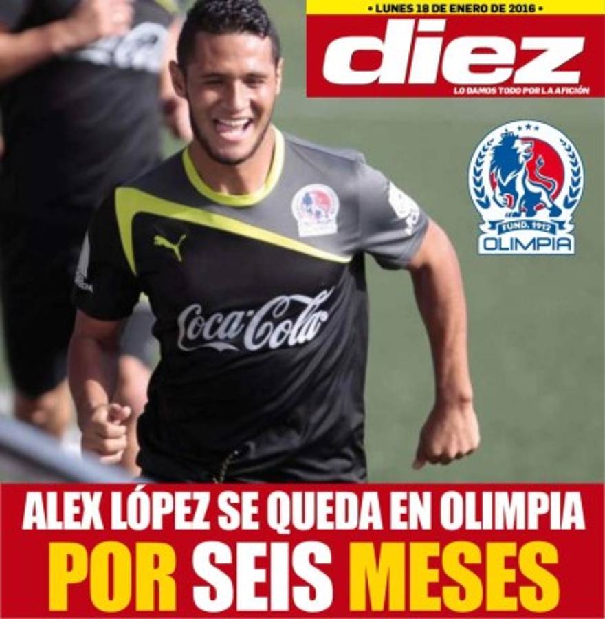 Las portadas digitales de DIEZ de hoy lunes 18 de enero