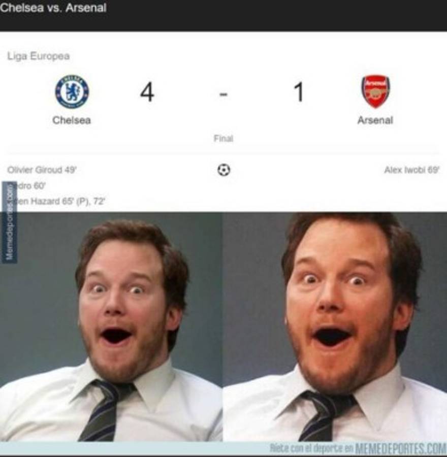 ¡Para morir de risa! Eden Hazard y el Chelsea protagonizan los memes tras golear al Arsenal