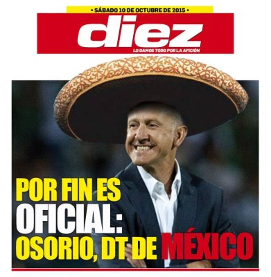 Estas son nuestras portadas digitales de este sábado histórico para Honduras