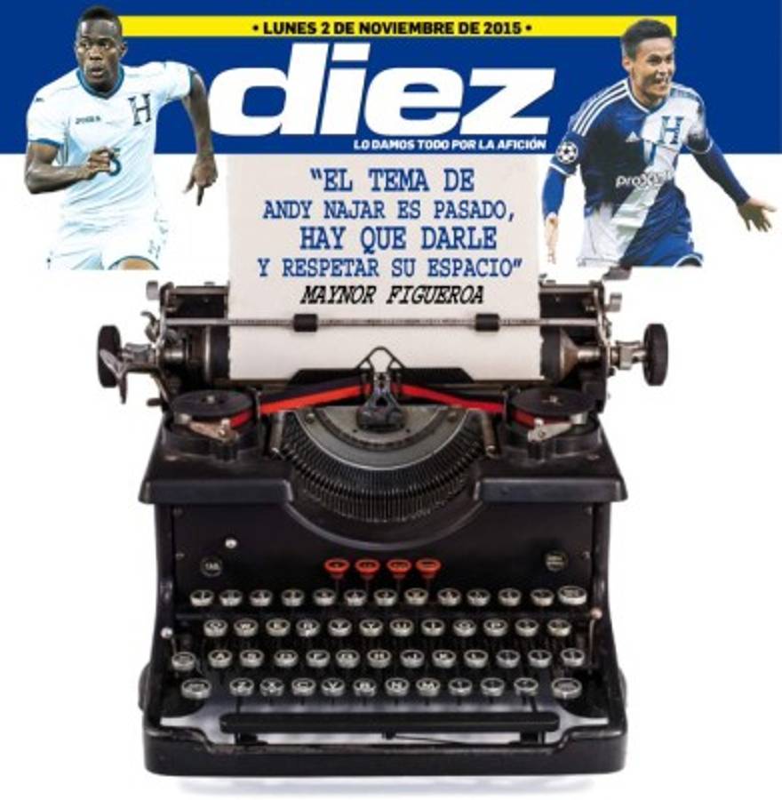 Las portaditas digitales de DIEZ para hoy lunes 2 de noviembre