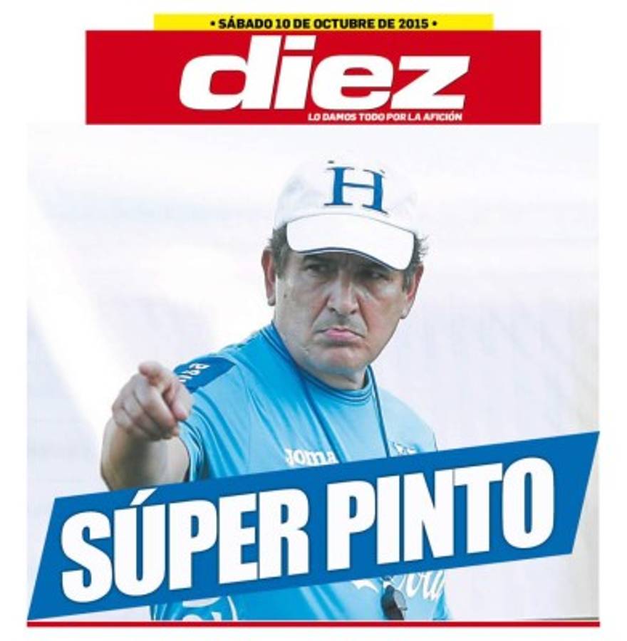 Estas son nuestras portadas digitales de este sábado histórico para Honduras