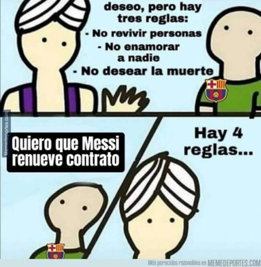 ¡No lo perdonan! Salida del Messi del Barcelona al día entre los mejores memes de la semana