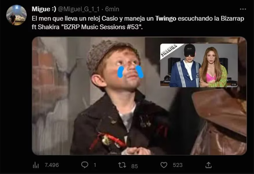 Memes destrozan a Piqué tras la nueva canción de Shakira: hasta se meten con sus hijos