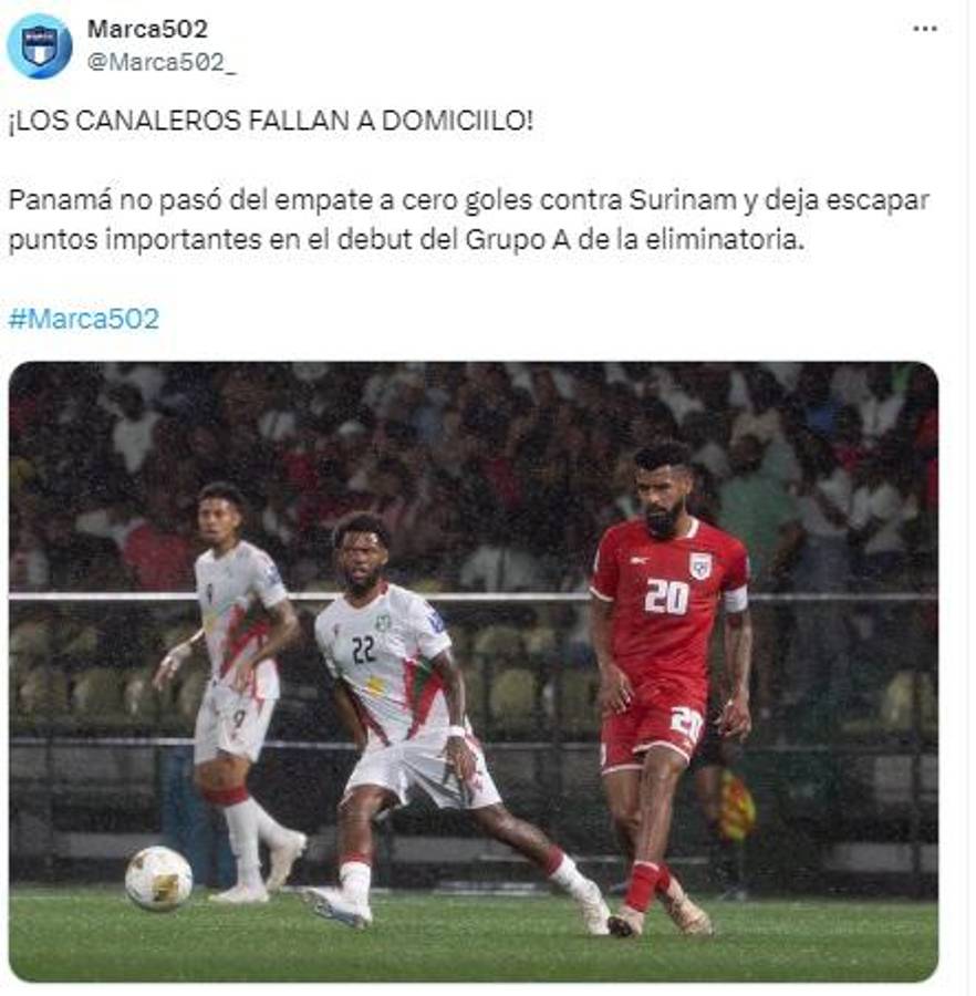 Los desnudó, Pidiendo la hora y No tienen nivel: prensa de Concacaf destruye a Panamá tras tropezar con Surinam