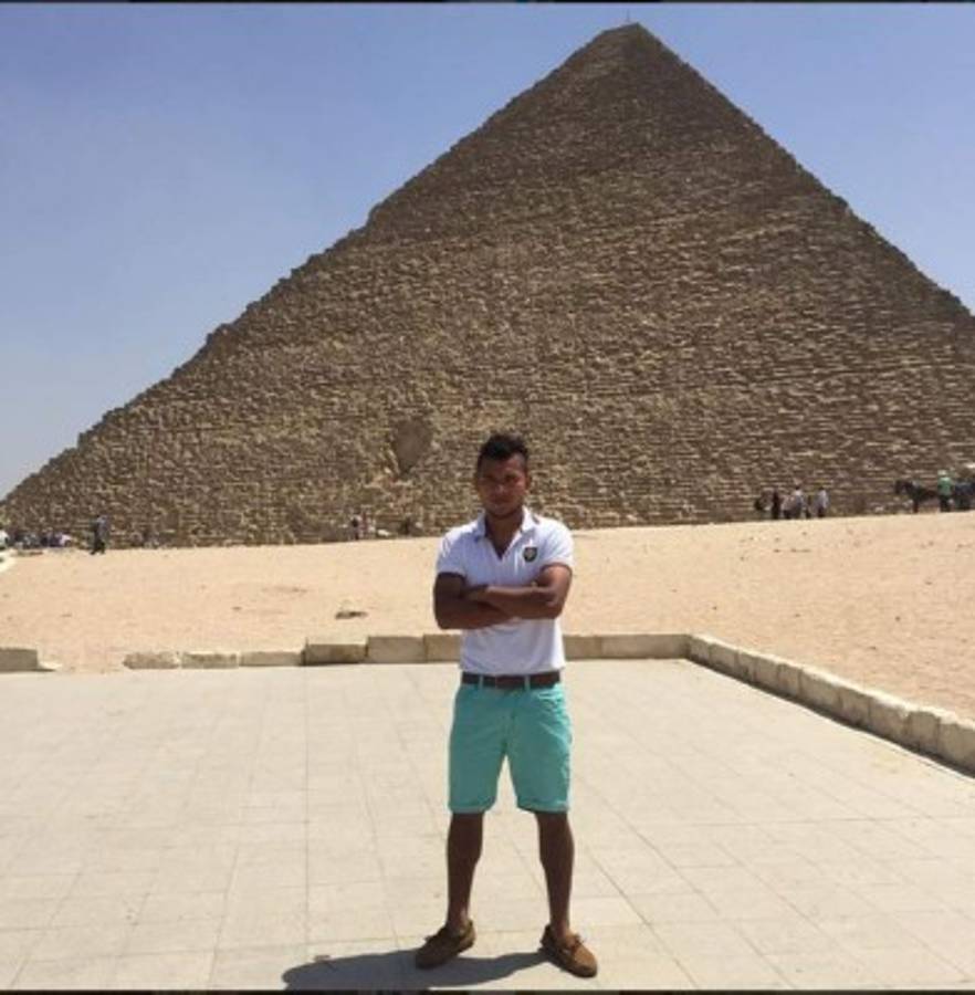 FOTOS: Mario Martínez ya disfruta su estadía en El Cairo, Egipto