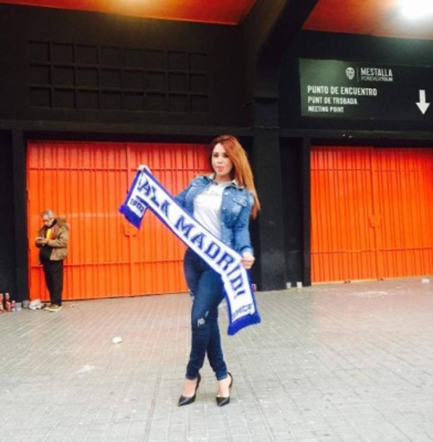 Ella es Mirtha Sosa, la musa que se desnudó por el título 33 de Real Madrid