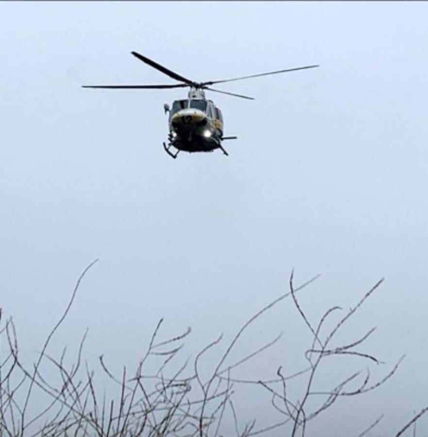 Las primeras imágenes del momento cuando se estrella el helicóptero de Kobe Bryant