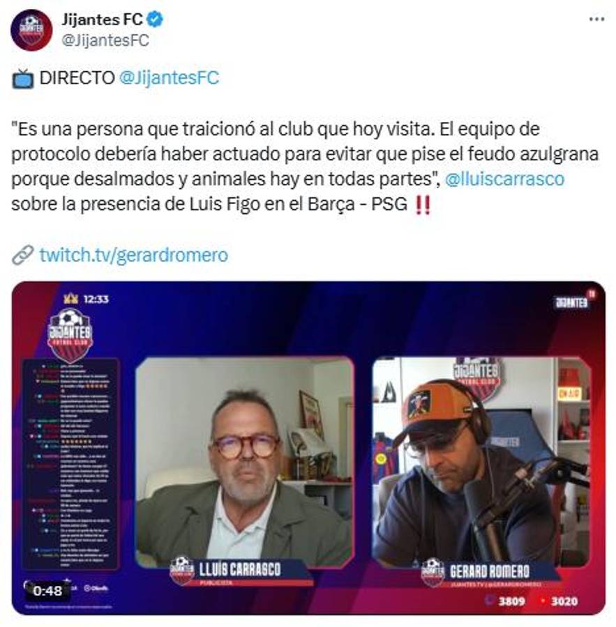 El enemigo vuelve a casa: Figo estará hoy en el campo del Barcelona ante PSG; el motivo y la sorpresiva reacción de Laporta