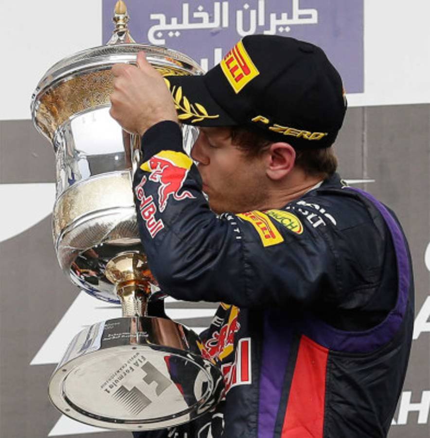 Vettel fue imparable y ganó fácil en Bahrein.