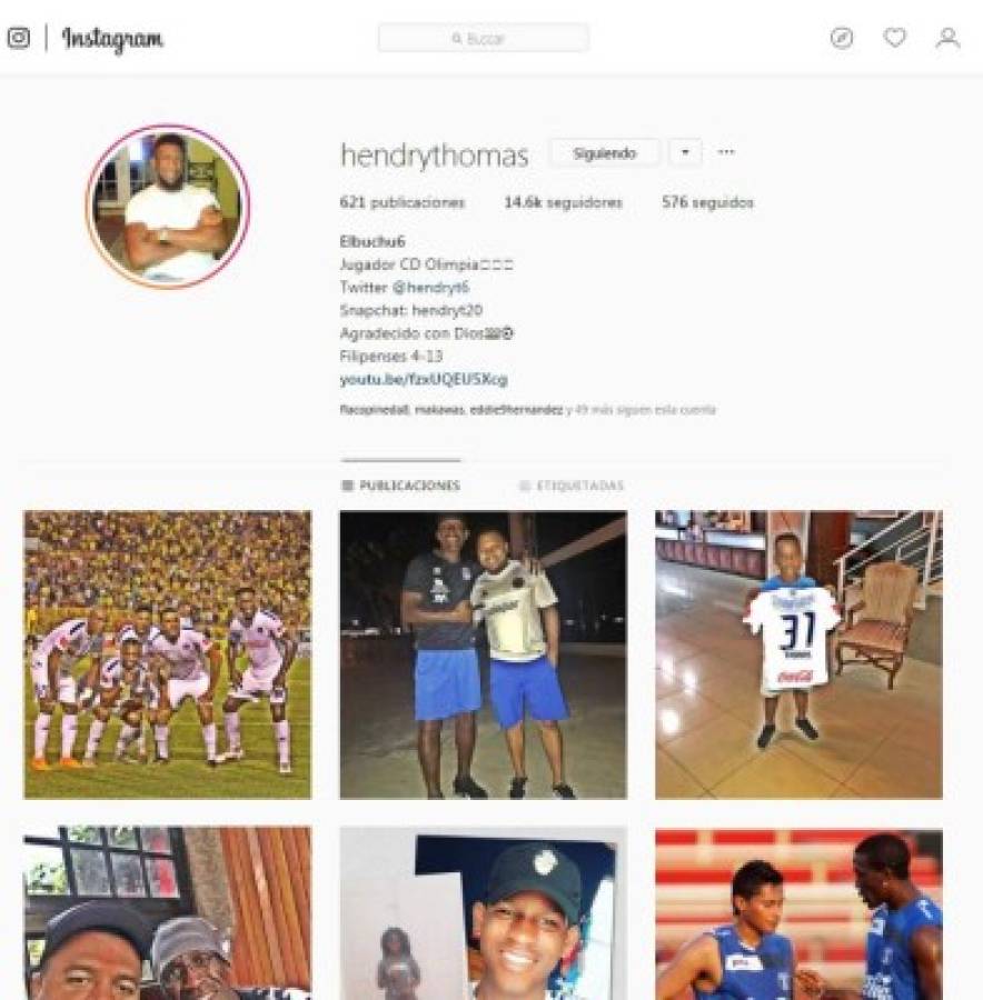 Los jugadores hondureños con más seguidores en Instagram