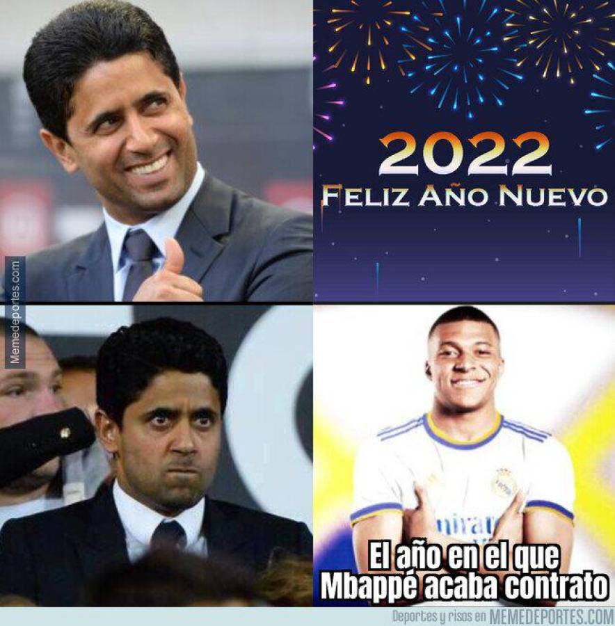 ¡Para reír! Los jocosos memes del inicio del 2022 donde no perdonan a Mbappé, Haaland y Morata