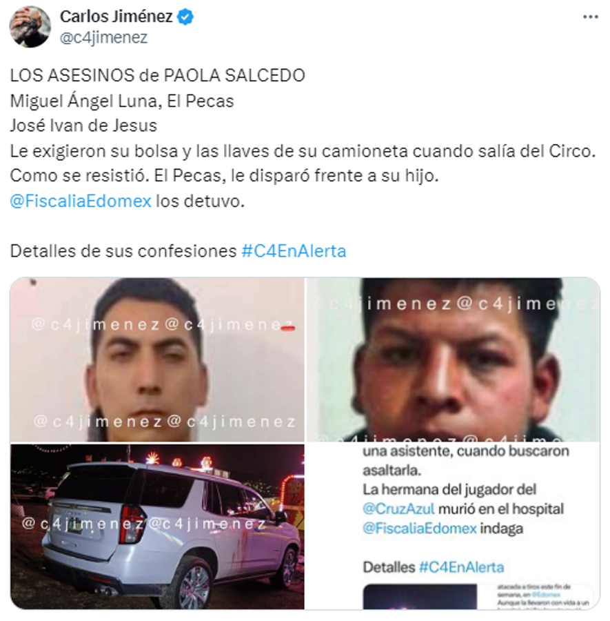 Paola Salcedo: capturan a los presuntos asesinos y confiesan por qué mataron a la hermana del futbolista