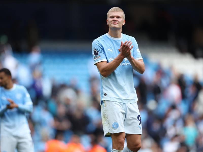Haaland fue el anotador del gol del triunfo sufrido del Manchester City ante el equipo de Lampard